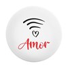 Arandela Amor Wi-Fi 25x25x9cm Polietileno Decorfun 10010907