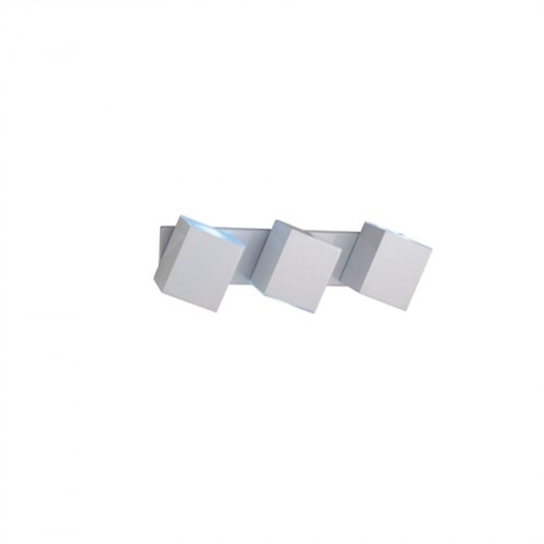 Arandela Cube Triplo 9x34x9,5cm Alumínio Ideal Iluminação A-93