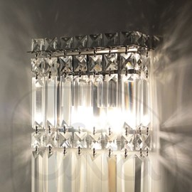 Arandela de Parede Apolo 20cm Cristal DNA Lustres ARA-002