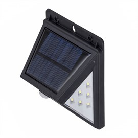 Arandela LED Solon Solar com Sensor 6500K 4W 12,4x9,6x4,8cm Gaya 9662