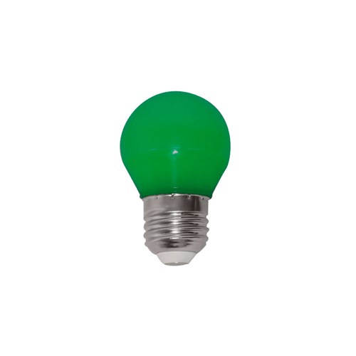 Lâmpada Bolinha LED G45 3W 220V E27 Verde Opus LP 81997