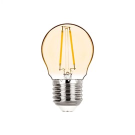 Lâmpada LED Mini Bulbo Filamento E27 2W Âmbar Stella STH6334-24
