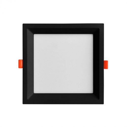 Painel de Embutir LED Recuado Quadrado 17x17x1,8cm Opus HM 80228