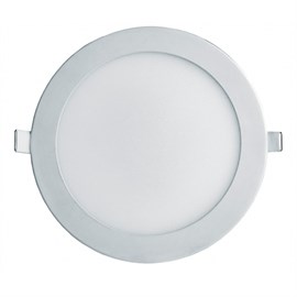 Painel de Embutir LED Redondo 3000K Ø16,8x2,5cm Branco Opus ECO 32368