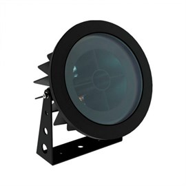 Refletor LED Flat Out Ø19,2x13,4cm Preto Interlight 3652-FE-S