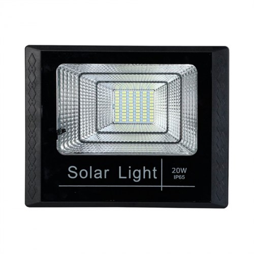 Refletor LED Para Energia Solar 6500K 20W 17x20x5cm Abs Gaya 9668