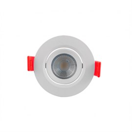 Spot de Embutir LED Redondo 6500K Ø7,4x2,5cm Branco Opus ECO 33020